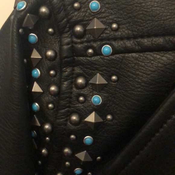 Blank NYC Motorcycle faux leather jacket - Picture 3 of 5